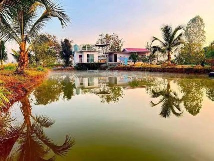 😻 An Amazing Deal!   NEW INSTRUCTION ALERT ‼️   🌿🏡 Countryside Garden Home with Private Fishing Lake – Only 1.5M Baht 🏡🌿