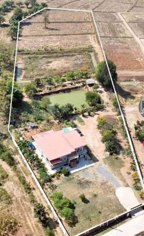 🌿 Beautiful 8-Rai Property with Modern Home & Fish Ponds 🌿