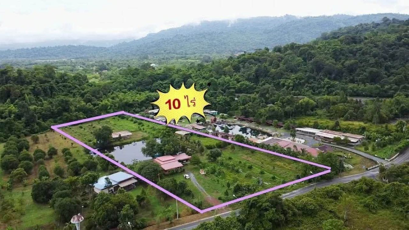🏡 🌳 🥭 New Instruction 🥥 🐟 🇹🇭  🌿 Fruit Orchard & Fishing Lake with Mountain View House – Hin Tung, Nakhon Nayok 🌿